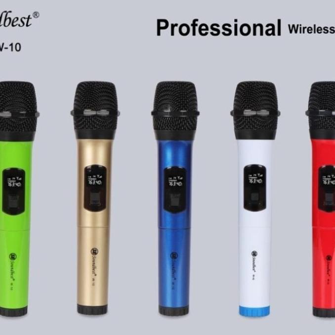 Mic wireless soundbest W10 Original mic soundbest W 10 Murah garansi .