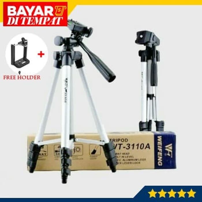 Tripod 1 Meter 3110 Free Holder Tripod Kamera HP 1 M