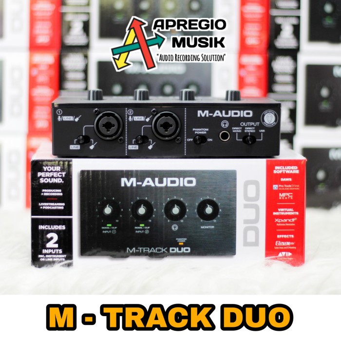 {suhadistore} Soundcard Maudio Mtrack Duo M-Audio M-Track Duo Diskon