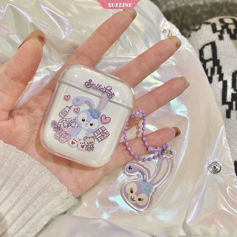 Disney Casing Silikon Motif StellaLou Anti Jatuh / Gores Untuk Simpan Earphone Wireless Bluetooth Apple AirPods 1 / 2 pro