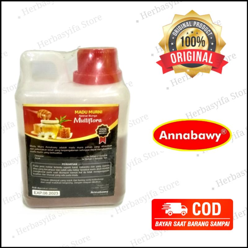 MADU MULTIFLORA 500 GRAM - Madu Murni Annabawy