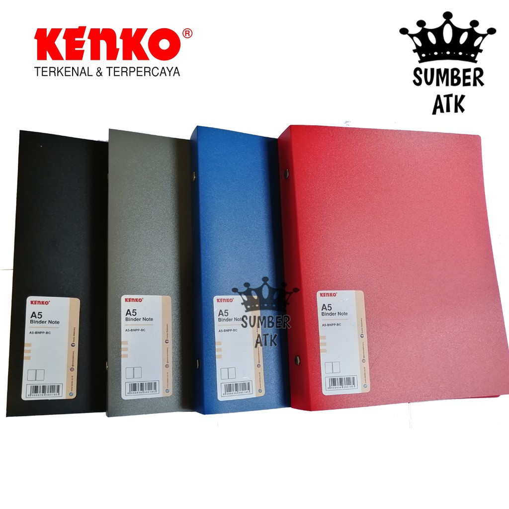 

Buku Binder Kenko Binder Notebook A5 BNPP BC Buku Tulis - 1 PCS