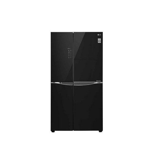 Promo Kulkas Side by Side LG GC-C247UGUV Black Glass ThinQ dengan WiFi