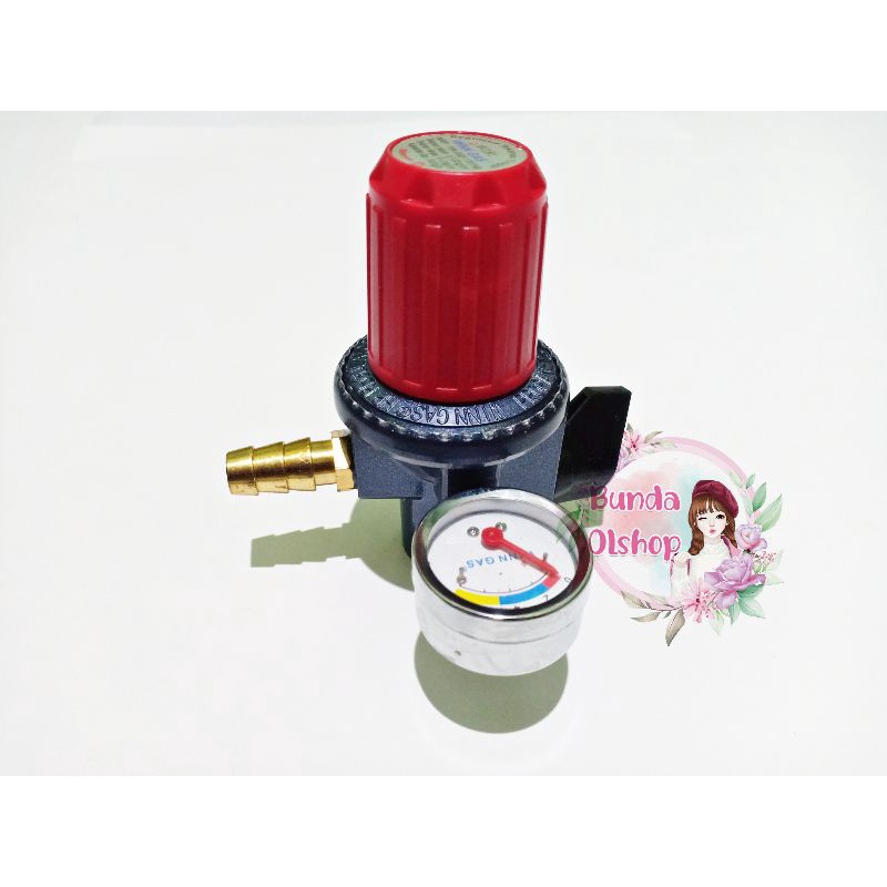 Regulator Winn Gas W 181 M Tekanan Tinggi + Meteran