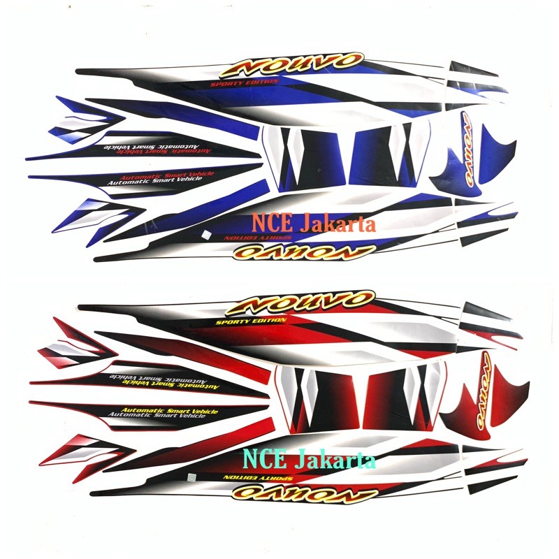 STIKER STRIPING NOUVO LELE SPORTY 2004