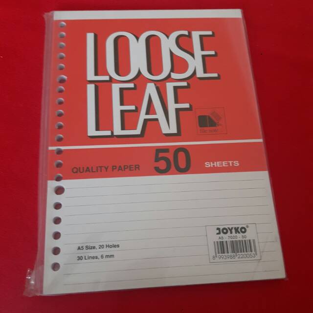 

Kertas file isi 50 uk buku kecil