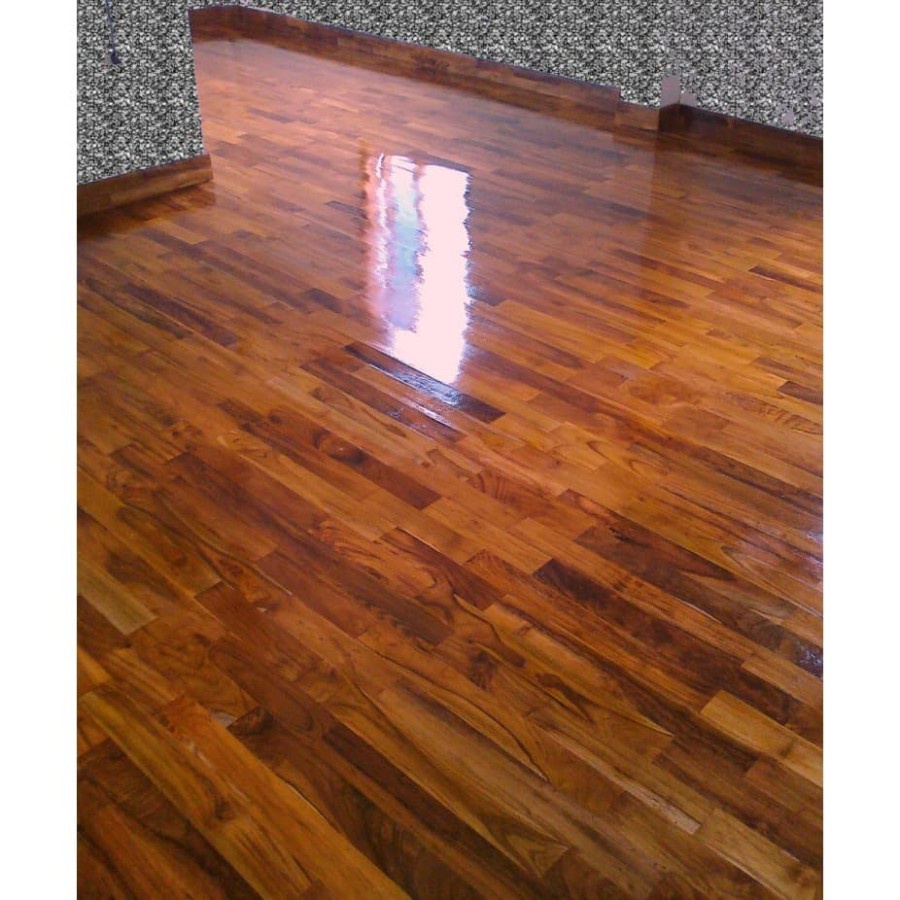 Lantai Kayu Solid Jati/ Parket-Parquet-Parkit Jati