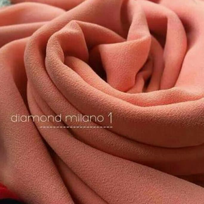 promo kain diamond crepe/bahan gamis, kerudung, blouse terbaru