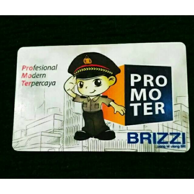 BRIZZI BRI edisi Polisi (PROMOTER) ORI /Like eMoney eTOLL Tapcash or Flazz