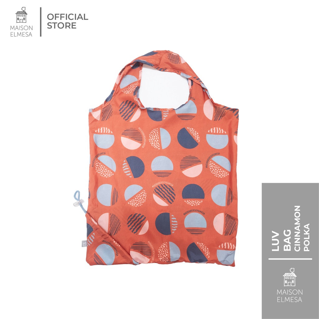 Maison Elmesa Luv Bag Tas Belanja Cinamon Polka
