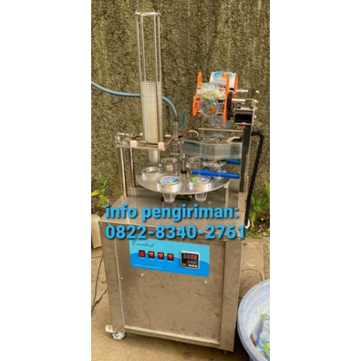 Mesin rotary cup sealer automatic cup sealer mesin