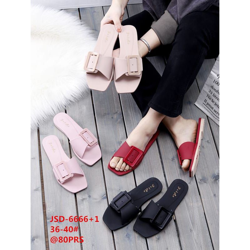 Sandal Slip On Belt 6666 Terbaru Giovany