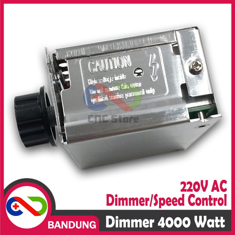 WITH CASE SCR 220V AC 4000W DIMMER SPEED CONTROLLER MOTOR LAMPU BOR GERINDA HEAT