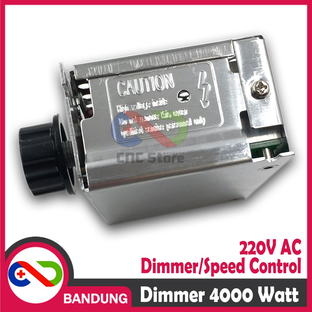 WITH CASE SCR 220V AC 4000W DIMMER SPEED CONTROLLER MOTOR LAMPU BOR GERINDA HEAT