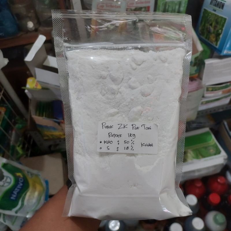 PUPUK ZK KALIUM SULFAT 1 KG REPACK PAK TANI