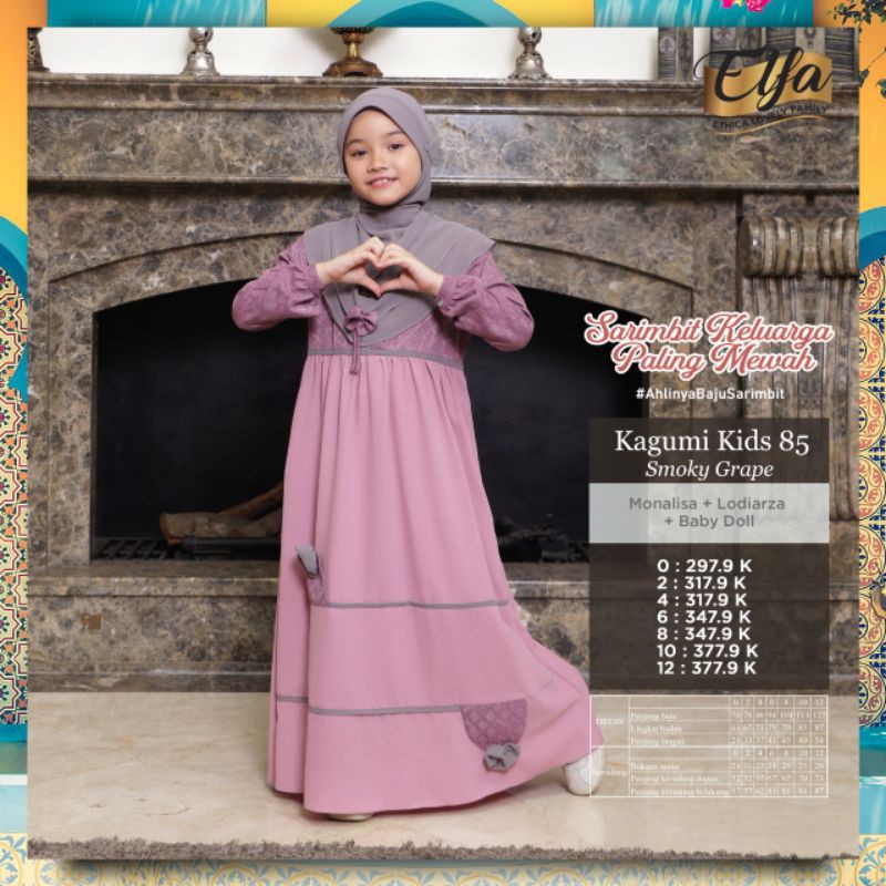 gamis anak kagumi kids 85