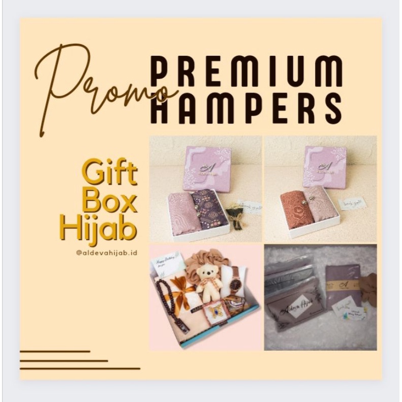 

[BEST SELLER] Premium hampers hijab/Gift box/ kado EXCLUSIVE