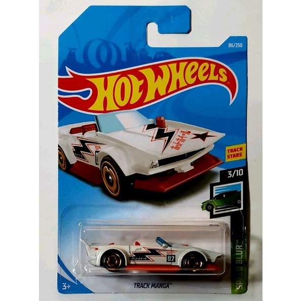 hotwheels TRACK MANGA putih HW SPEED BLUR