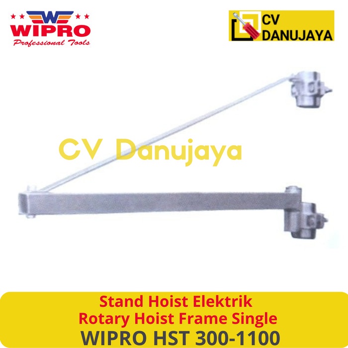 Tatakan Katrol Hoist Rotary Hoist Frame Single Wipro HST 300-1100