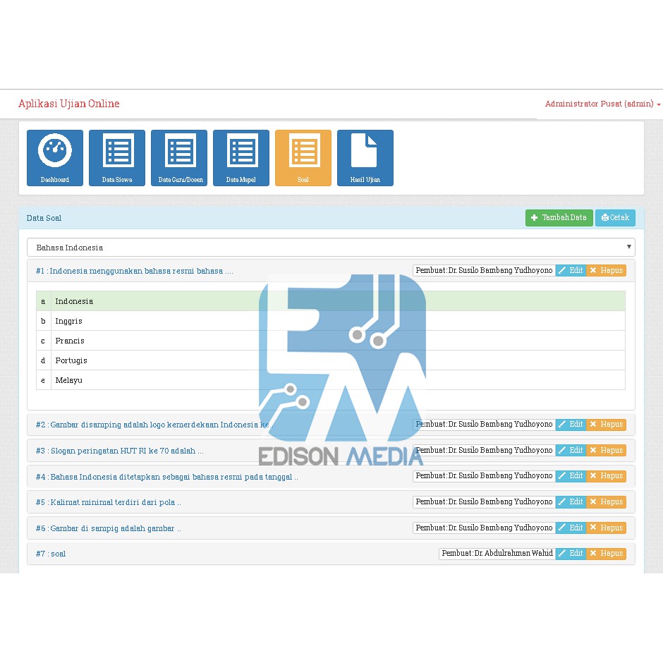 Aplikasi Ujian Online Sd Smp Sma Berbasis Web V1 Shopee Indonesia