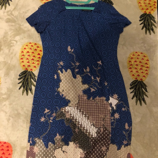 Jual Batik nusantara warna Navy | Shopee Indonesia