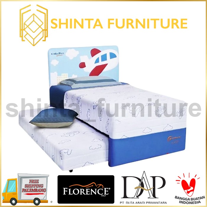 Springbed Florence 2 In 1 Kiddos Plane / Bed Sorong Florence Kids