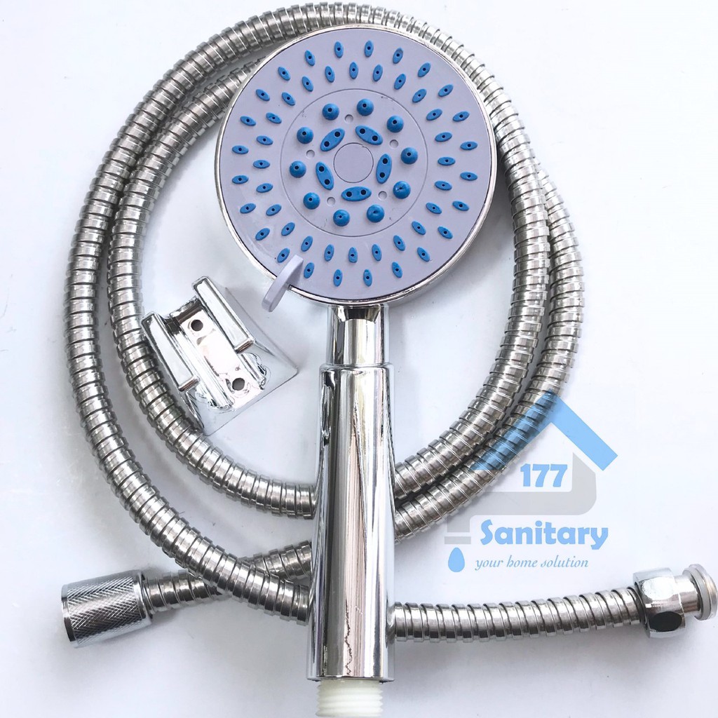 Paket HandShower 5 Fungsi Murah 913FF- Hand Shower 5 In 1 Semprotan Mandi jumbo 5in1 &amp; kran