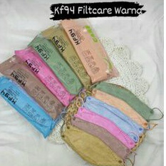 Masker KF94 MIX 10 WARNA FILTCARE CAREION MOUSON CAREINDO Y&B ORLEE JSP