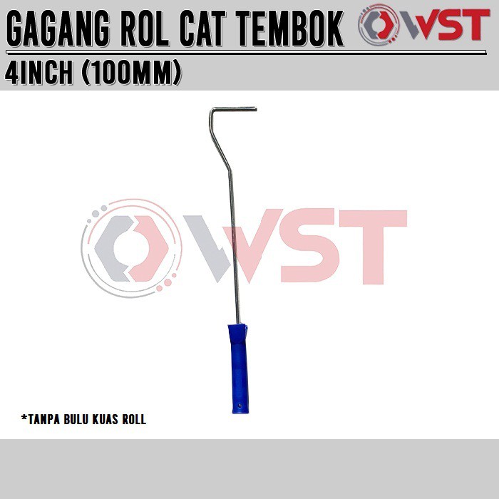 

Gagang Kuas Roll Kecil / Gagang Rol Cat 4inch / Kuas Roll Kapal