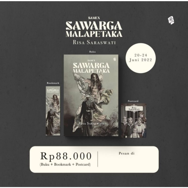 NOVEL SAMEX SAWARGA - RISA SARASWATI (100% ORIGINAL)