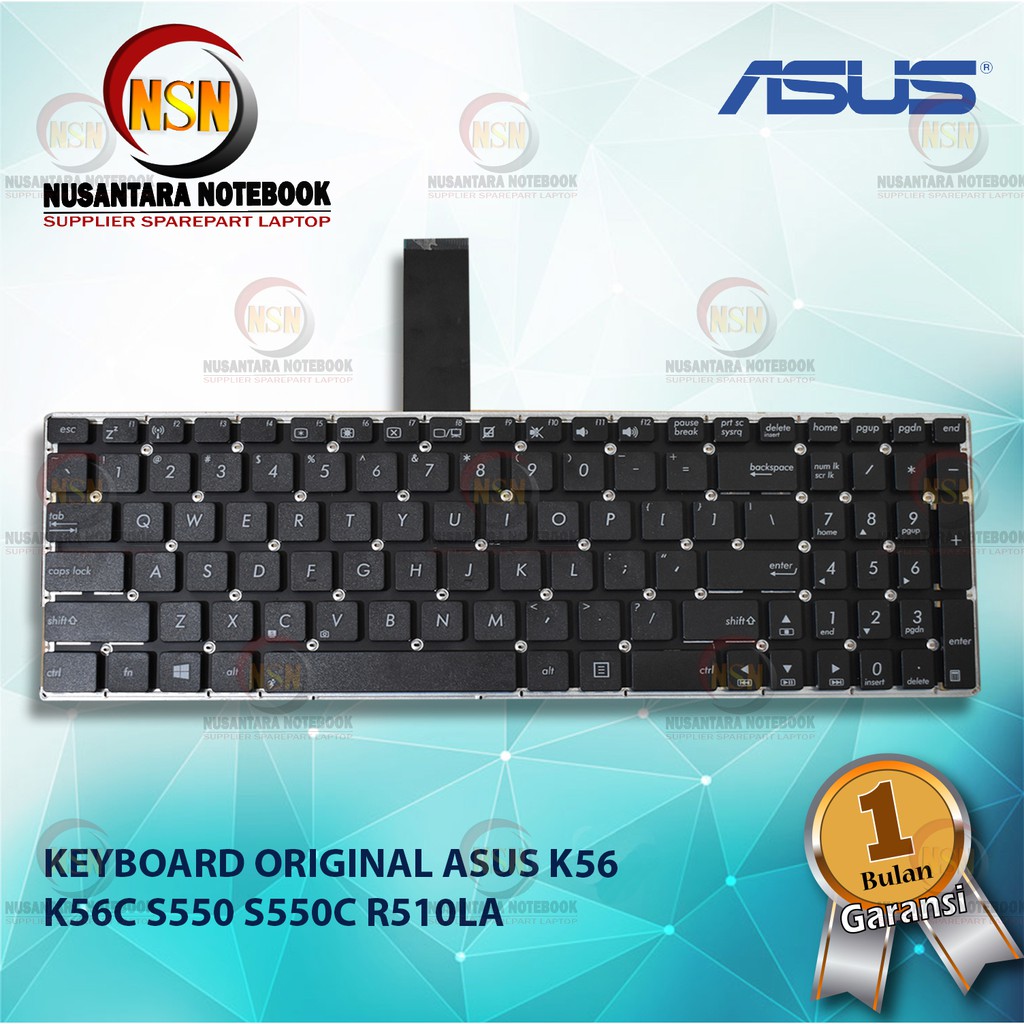 Keyboard Original Asus K56 K56C S550 S550C R510LA R510LB