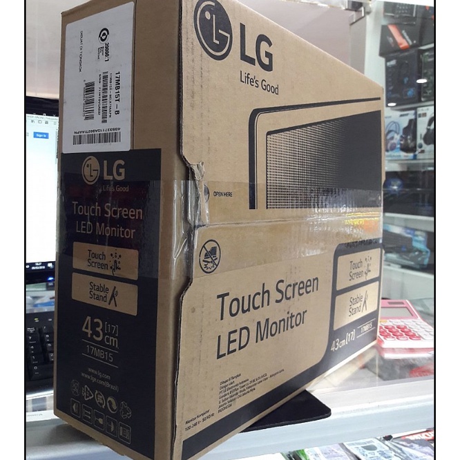 MONITOR LED 17&quot; LG 17MB15T-B TOUCHSCREEN 17 INCH GARANSI RESMI