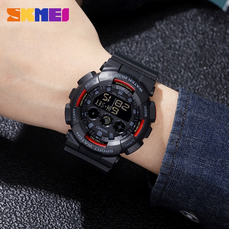 SKMEI 1857 Jam Tangan Pria Wanita Digital Anti Air Sport Watch WATCHKITE WKOS