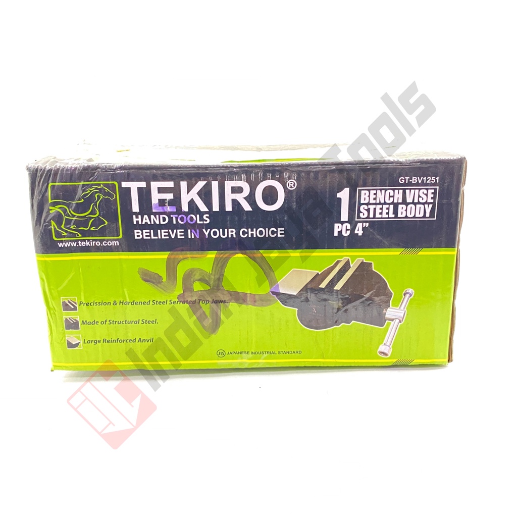 TEKIRO GT-BV1251 Catok Paron 4 Inch Catok Ragum Duduk Bench Vise