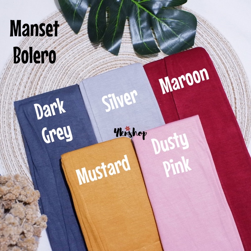 (BOLERO) Manset Sambung BOLERO bahan Rayon Super Adem