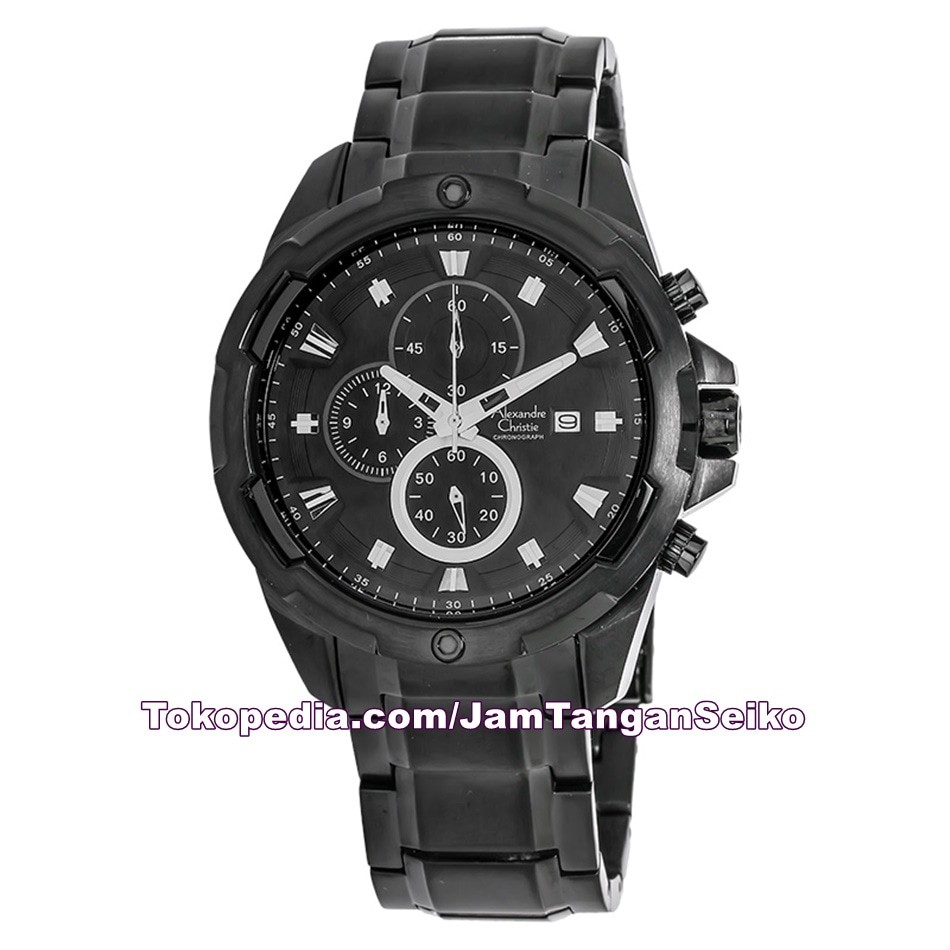 Jam Tangan Pria Alexandre Christie AC 6305 MC BIPBA Chronograph