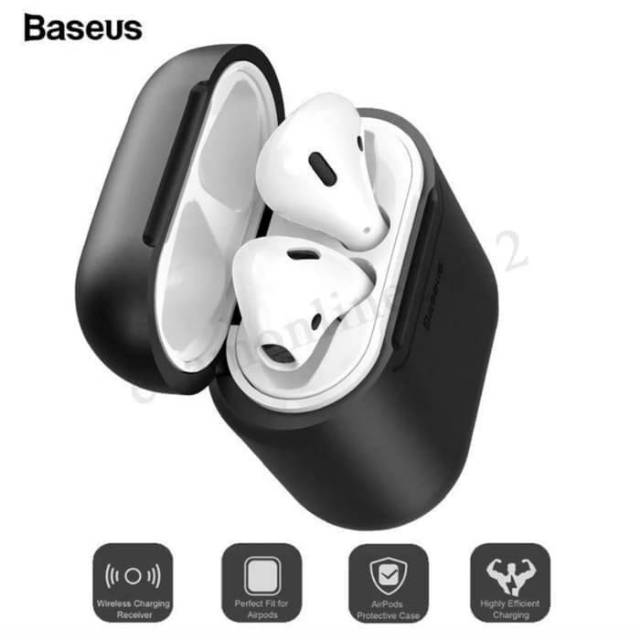 Baseus Qi Wireless Charging Case For Airpods Anti knock Wireless