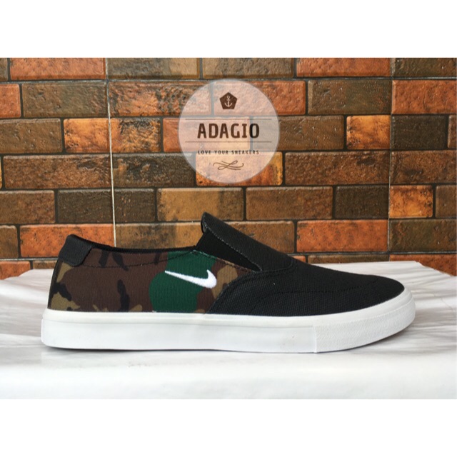 Nike SB Portmore Slip On Black Camo Original BNIB