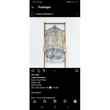 preloved kemeja oversize maima.indonesia