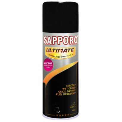 Cat Semprot Sapporo Ultimate UCT07 Ultra Candy Pink/ Sapporo Spray/Kendi Pink/kendi Merah Muda