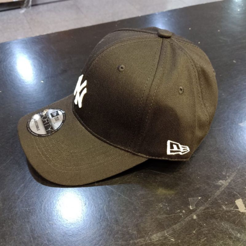 Topi Baseball New Era NY Black White Premium Quality