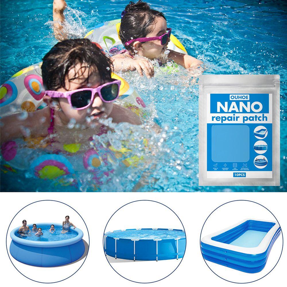 Nanas 10 /20/30pcs Renang Pelampung Patch PVC Inflatable Air Dinghies Repair Tape