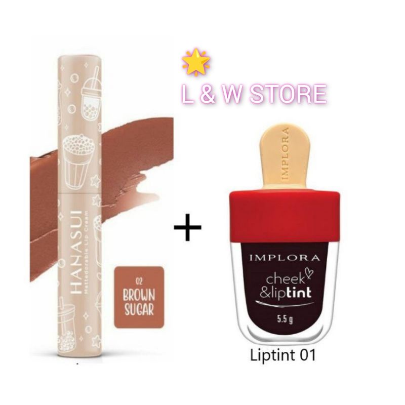 Set Ombre Lip Cream Dan Lip Tint