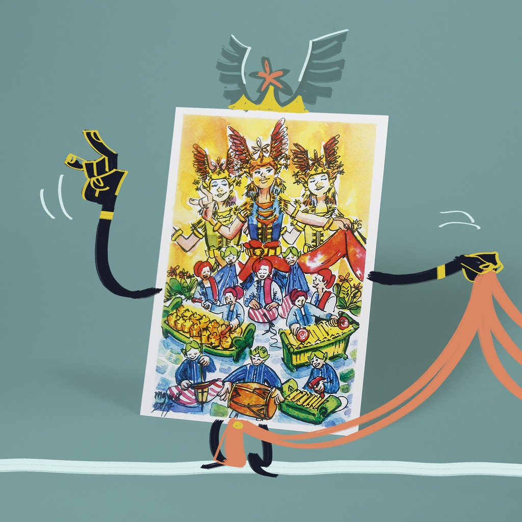 

TUKARTU Indonesian Traditional Job Postcard / Kartu Pos Tema Pekerjaan Terlupakan Indonesia
