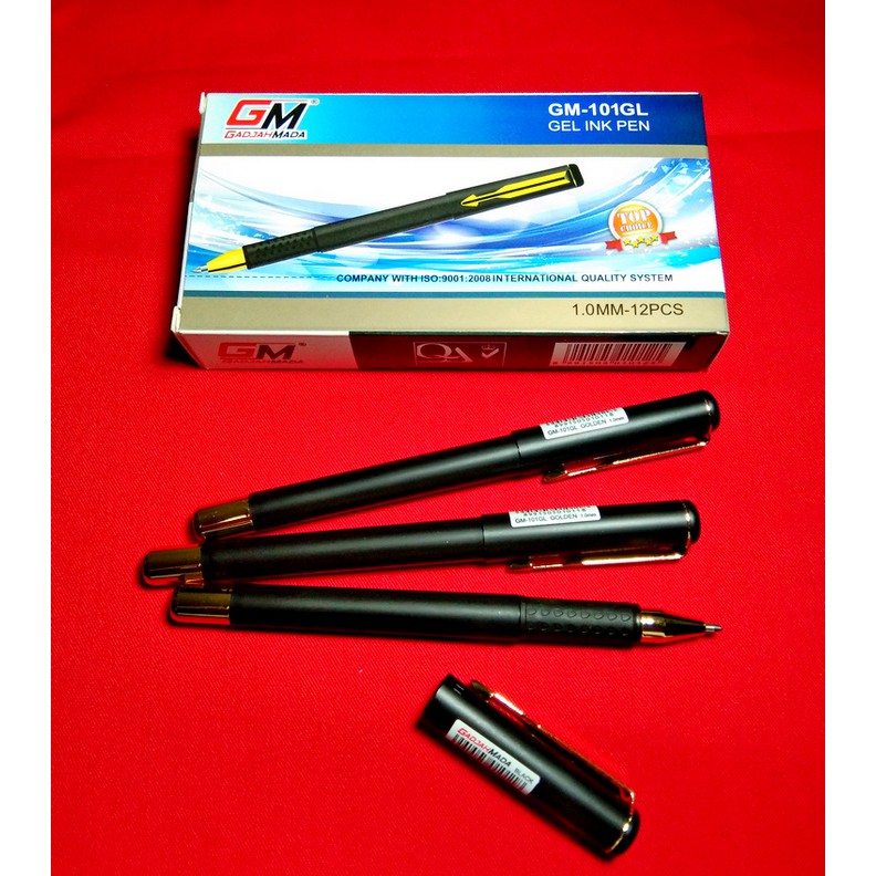 

GM 101GL Gelpen Besi 1.0 Gold ( 1 Pack - 12 Pcs ) ( IRRA STORE )