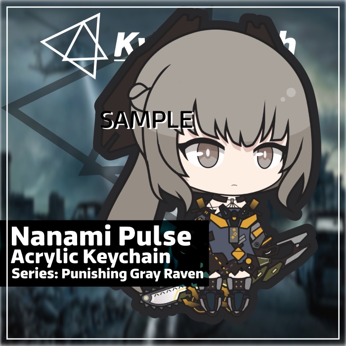 Keychain Punishing Gray Raven Nanami Pulse
 | KyraMerch Anime Fanmerch Dealer