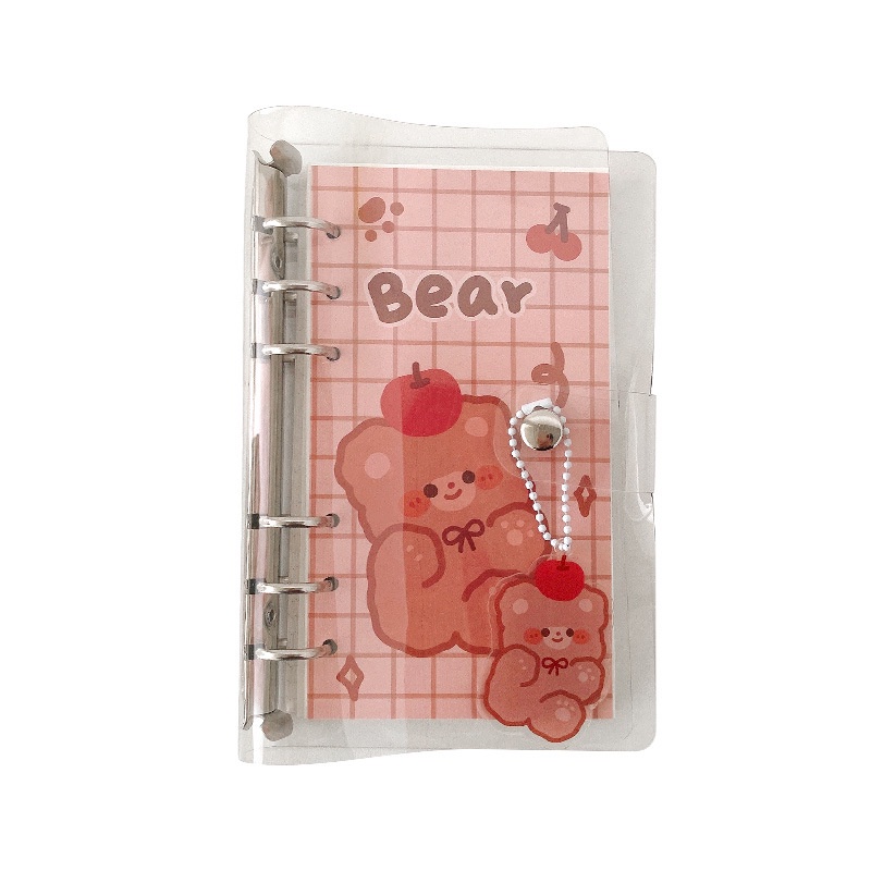 Buku Notebook / Catatan / Agenda / Diary Desain Kartun Kawaii Kreatif Dengan Ring Spiral