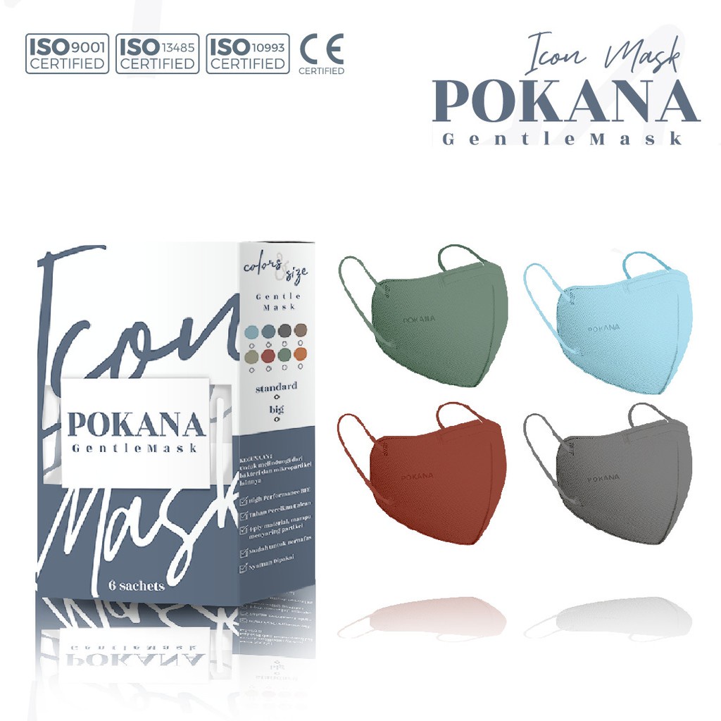 Pokana Icon (Gentle Mask) 4ply Medical Mask