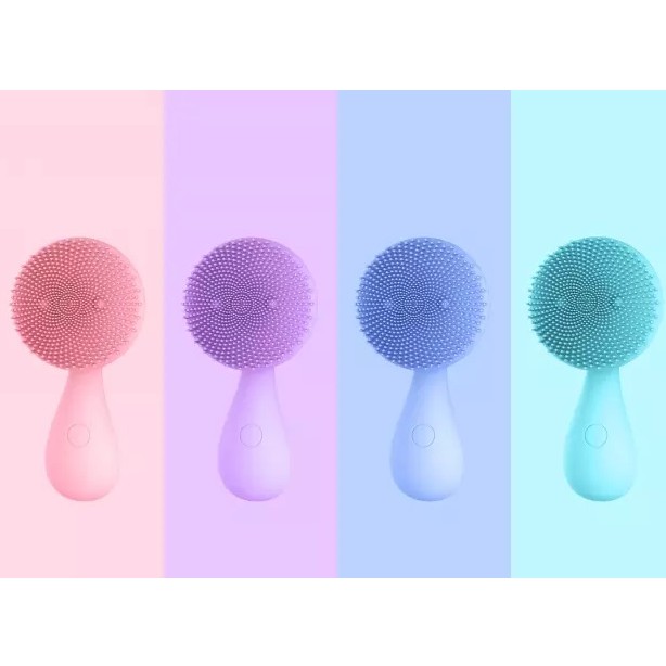 Magnetic Bead Facial Cleansing Silicone Brush Waterproof Pembersih Wajah Elektrik