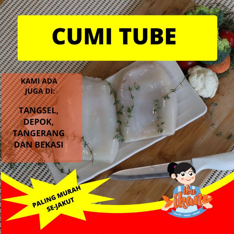 

CUMI TUBE SEGAR 500 GRAM BASAH KONDISI FROZEN BEKU